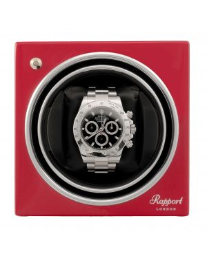 Watch winder EvoCube from Rapport for 1 Watch red