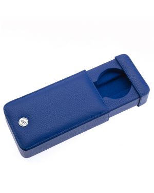 Slipcase for one watch Rapport blue Leather