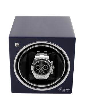 Watch winder EvoCube from Rapport for 1 Watch blue