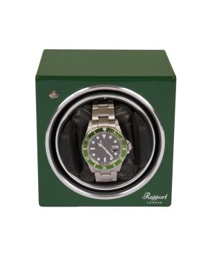 Watch winder EvoCube from Rapport for 1 Watch green