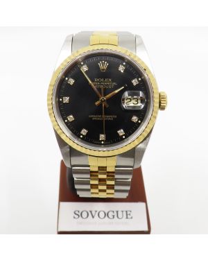Pre-owned Montre Rolex Oyster bicolore