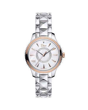 Dior VIII Montaigne Stainless Steel and Pink Gold