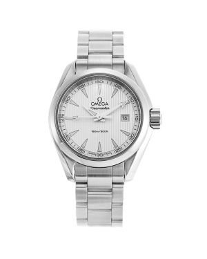Omega Aqua Terra Ladies Watch with silvered Dial