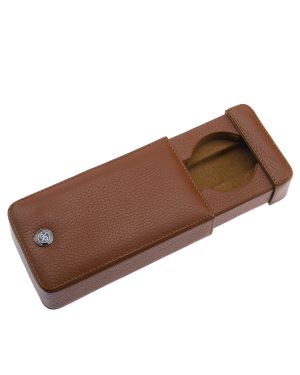 Slipcase for one watch Rapport brown Leather